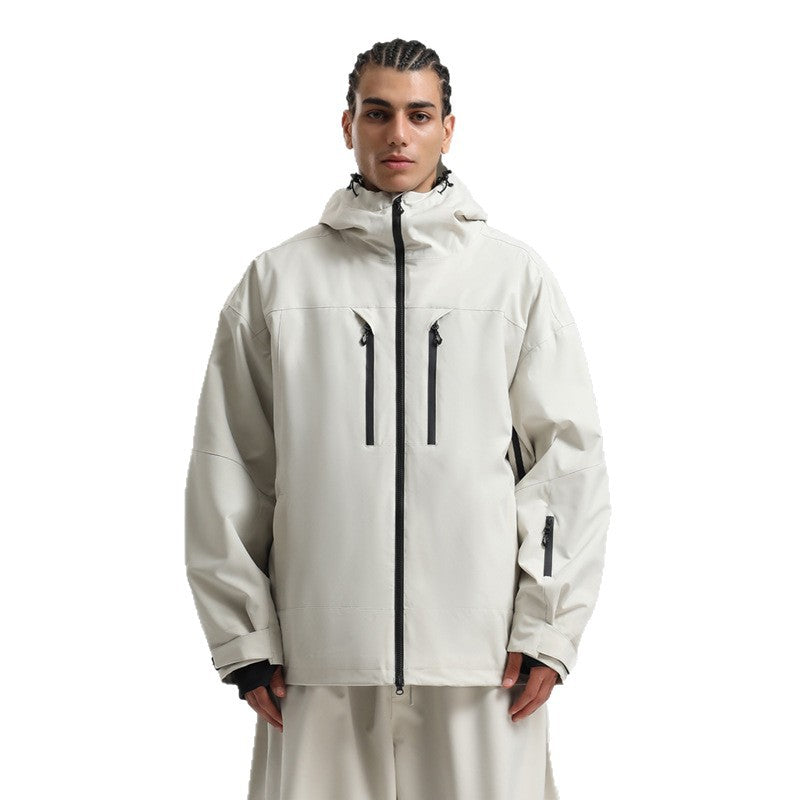 Veste de Ski Imperméable et Respirante pour Homme – Manteau d’Hiver à Capuche pour la Neige