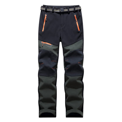 Pantalon de Ski Unisexe – Pantalon d’Hiver à Design Contrasté pour Activités sur Neige