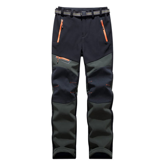 Pantalon de Ski Unisexe – Pantalon d’Hiver à Design Contrasté pour Activités sur Neige