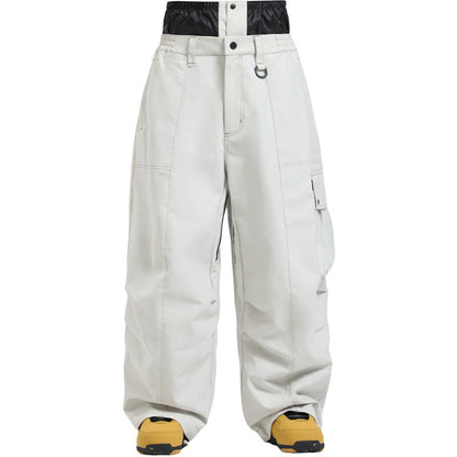 Pantalon de Ski Coupe Large et Coupe-Vent Unisexe – Hivernal Respirant