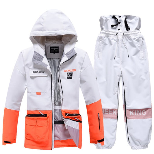 Ensemble de Ski Hivernal Unisexe – Tenue de Neige Respirante et Isolée en Deux Pièces