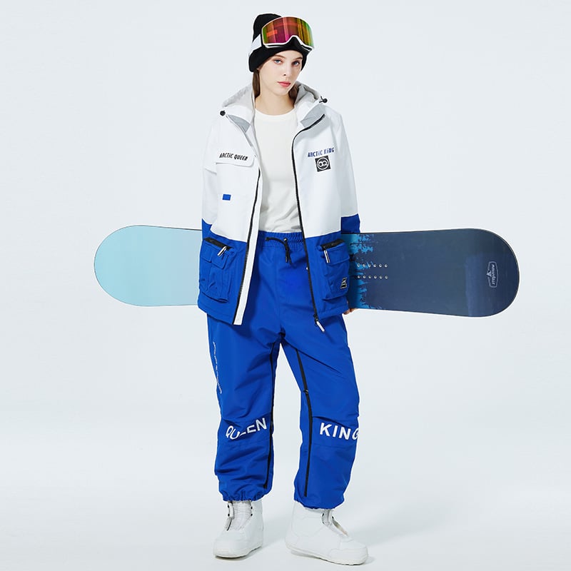 Ensemble de Ski Hivernal Unisexe – Tenue de Neige Respirante et Isolée en Deux Pièces