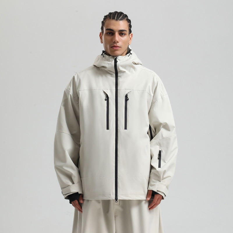 Veste de Ski Imperméable et Respirante pour Homme – Manteau d’Hiver à Capuche pour la Neige