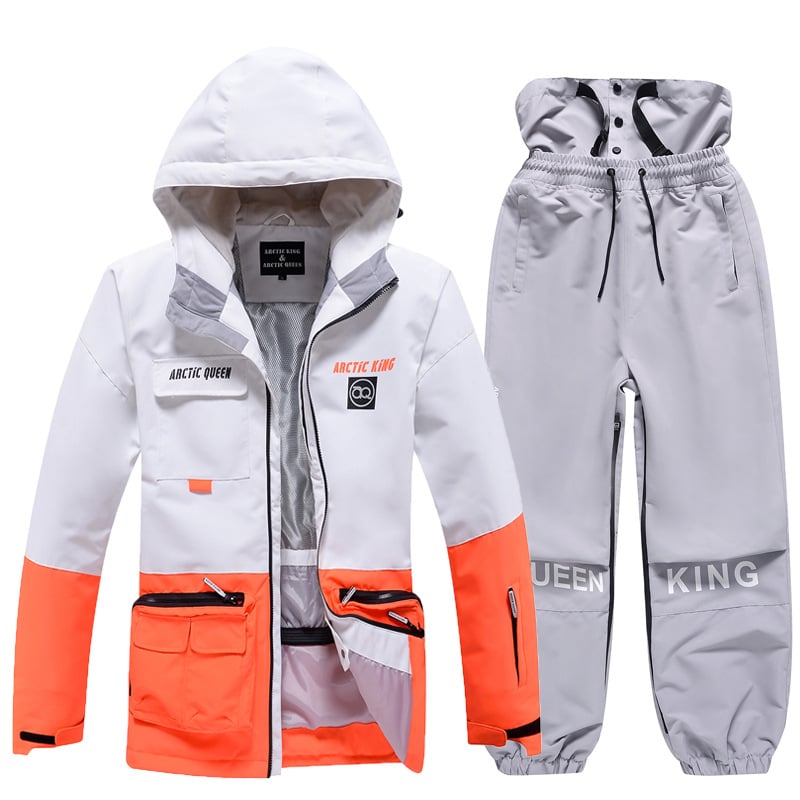 Ensemble de Ski Hivernal Unisexe – Tenue de Neige Respirante et Isolée en Deux Pièces