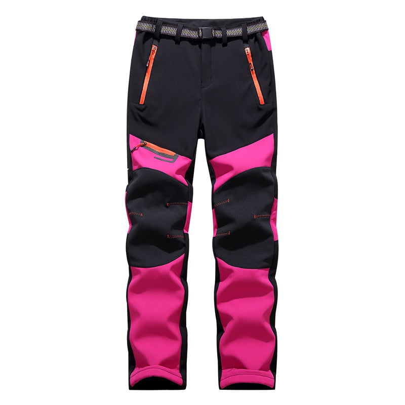 Pantalon de Ski Unisexe – Pantalon d’Hiver à Design Contrasté pour Activités sur Neige