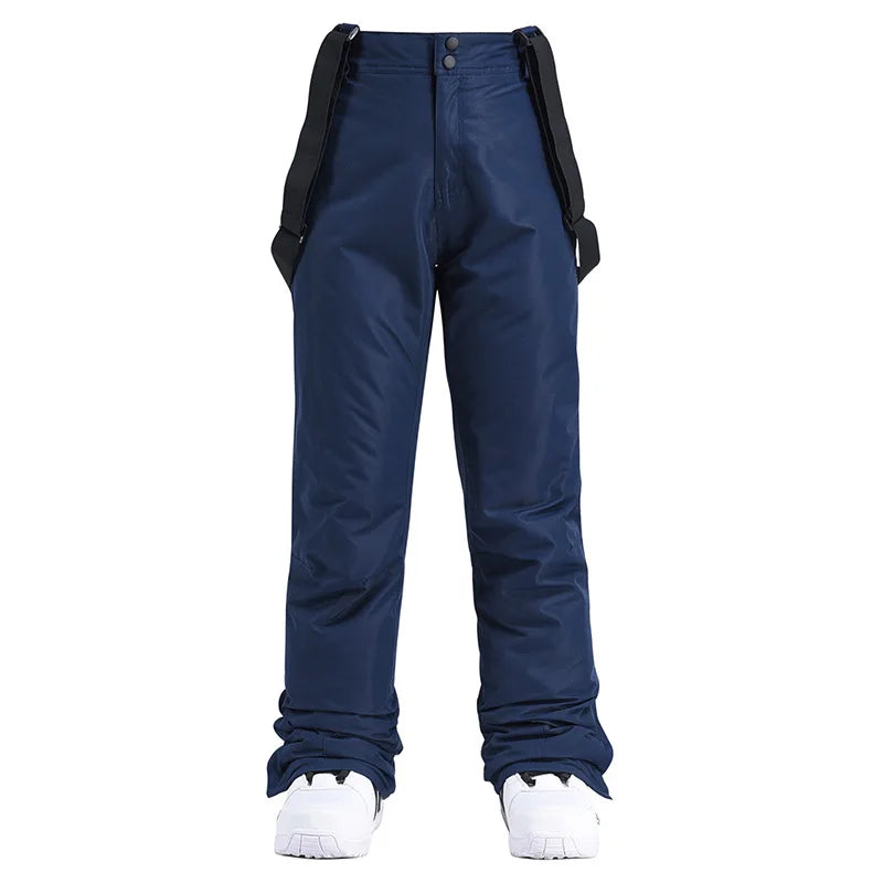 Pantalon de Snowboard Imperméable pour Homme avec Bretelles – Pantalon de Ski Hivernal Isolé