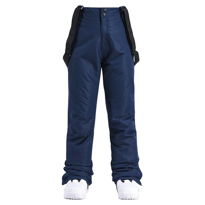 Pantalon de Snowboard Imperméable pour Homme avec Bretelles – Pantalon de Ski Hivernal Isolé