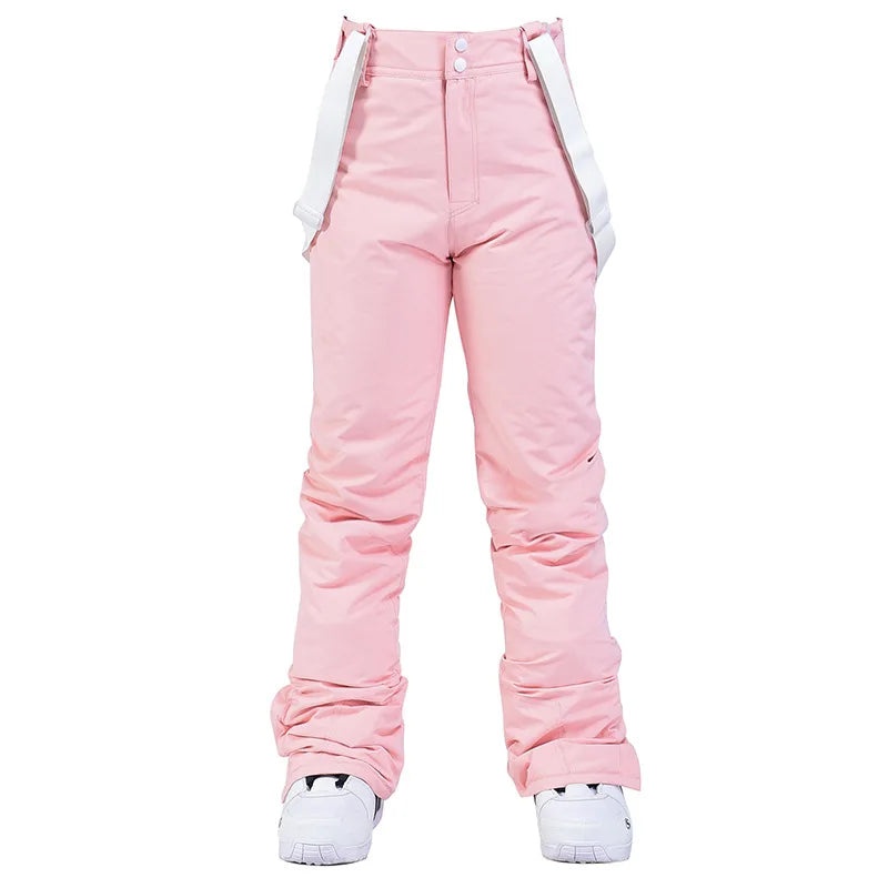Pantalon de Snowboard Imperméable pour Homme avec Bretelles – Pantalon de Ski Hivernal Isolé