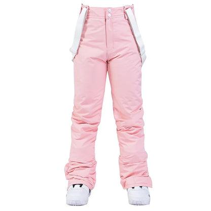 Pantalon de Snowboard Imperméable pour Homme avec Bretelles – Pantalon de Ski Hivernal Isolé