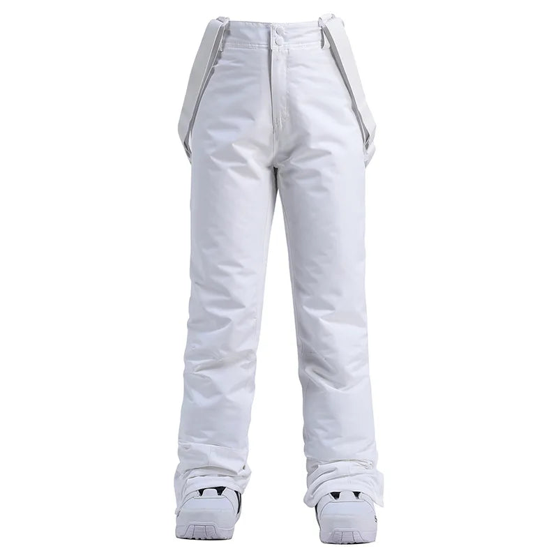Pantalon de Snowboard Imperméable pour Homme avec Bretelles – Pantalon de Ski Hivernal Isolé