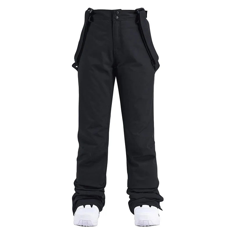 Pantalon de Snowboard Imperméable pour Homme avec Bretelles – Pantalon de Ski Hivernal Isolé