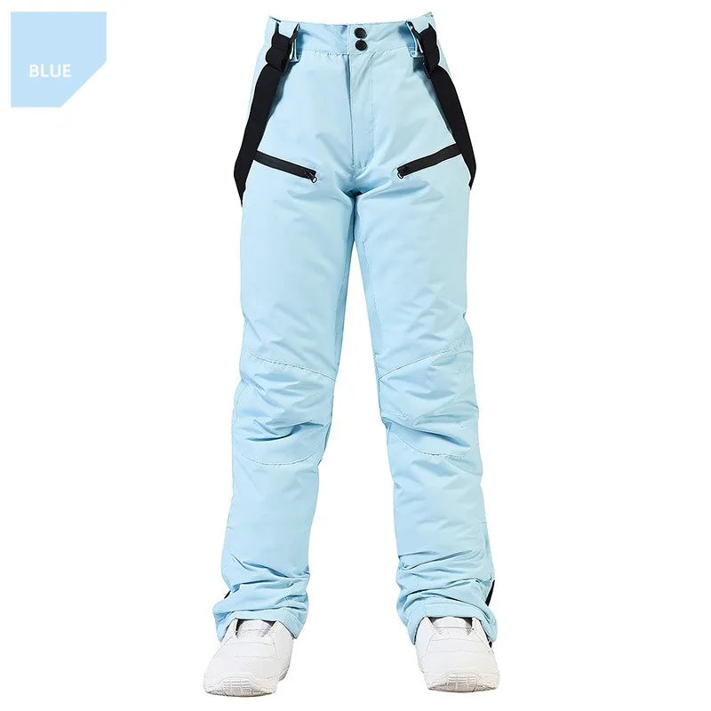 Pantalon de Ski Hivernal Unisexe – Pantalon Étanche et Coupe-Vent avec Protection de Taille