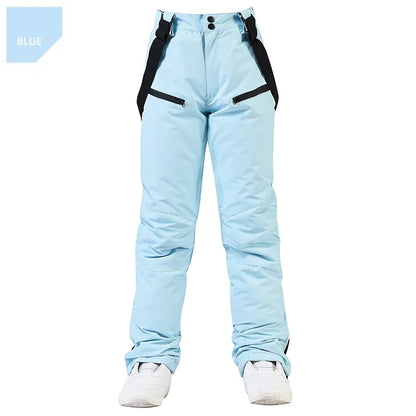 Pantalon de Ski Hivernal Unisexe – Pantalon Étanche et Coupe-Vent avec Protection de Taille