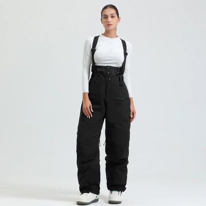Pantalon de Ski Unisexe avec Bretelles – Pantalon de Snow Étanche pour Froid Extrême (-40°C)