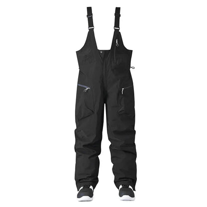 Pantalon de Ski Ajustable Unisexe – Pantalon de Snow avec Bretelles et Fermeture Zippée