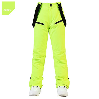 Pantalon de Ski Hivernal Unisexe – Pantalon Étanche et Coupe-Vent avec Protection de Taille