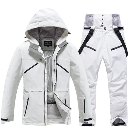 Combinaison de Ski Hivernale Isolée Unisexe – Veste et Pantalon Respirants pour Snowboard