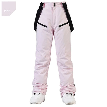 Pantalon de Ski Hivernal Unisexe – Pantalon Étanche et Coupe-Vent avec Protection de Taille