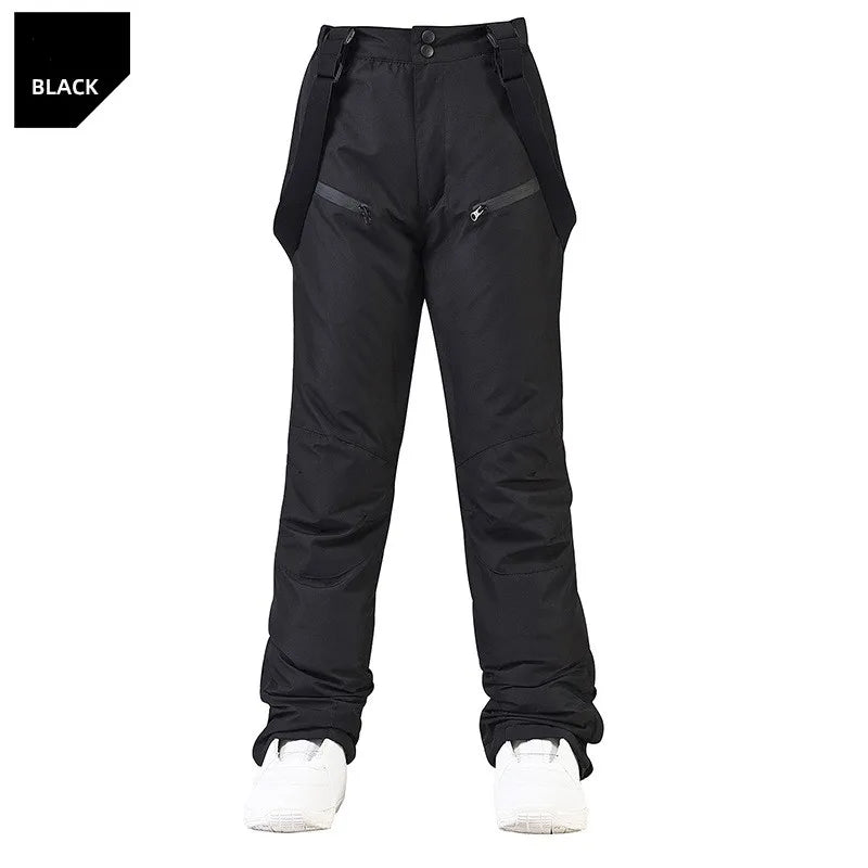 Pantalon de Ski Hivernal Unisexe – Pantalon Étanche et Coupe-Vent avec Protection de Taille