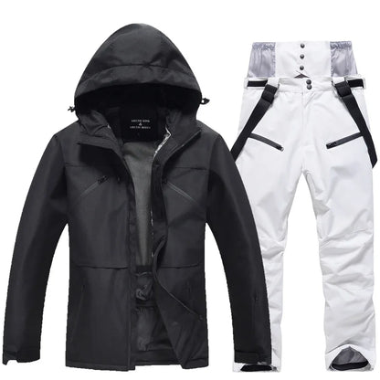 Combinaison de Ski Hivernale Isolée Unisexe – Veste et Pantalon Respirants pour Snowboard
