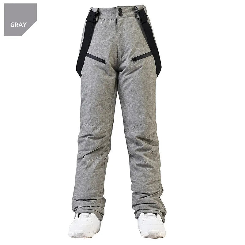 Pantalon de Ski Hivernal Unisexe – Pantalon Étanche et Coupe-Vent avec Protection de Taille