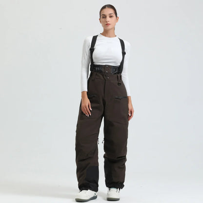 Pantalon de Ski Unisexe avec Bretelles – Pantalon de Snow Étanche pour Froid Extrême (-40°C)