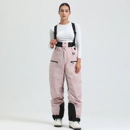 Pantalon de Ski Unisexe avec Bretelles – Pantalon de Snow Étanche pour Froid Extrême (-40°C)