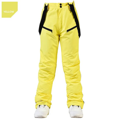 Pantalon de Ski Hivernal Unisexe – Pantalon Étanche et Coupe-Vent avec Protection de Taille