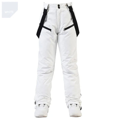 Pantalon de Ski Hivernal Unisexe – Pantalon Étanche et Coupe-Vent avec Protection de Taille