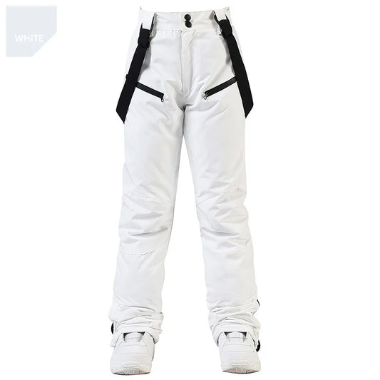 Pantalon de Ski Hivernal Unisexe – Pantalon Étanche et Coupe-Vent avec Protection de Taille