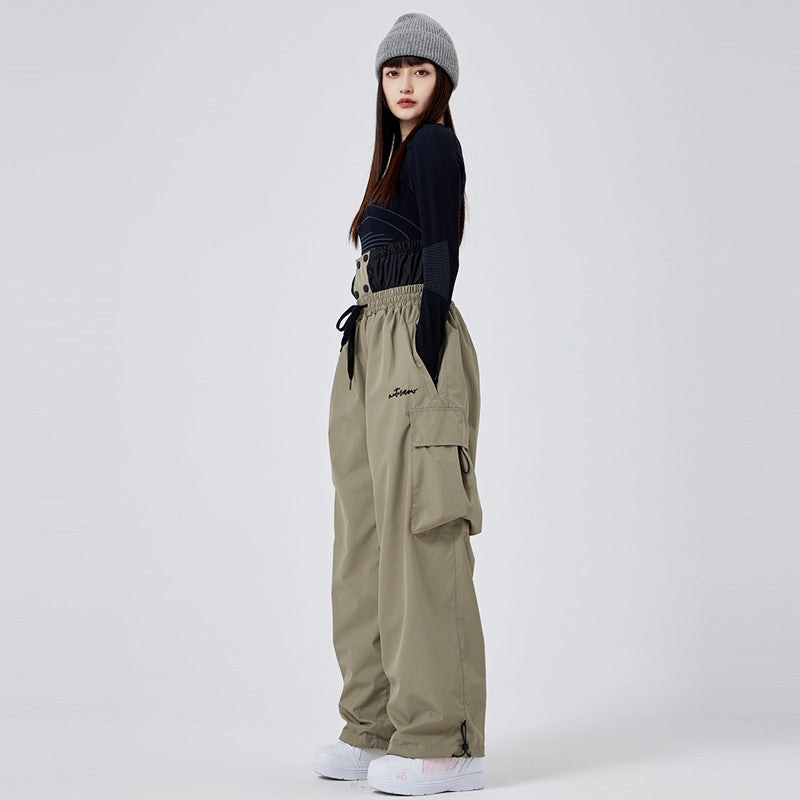 Pantalon de Ski Isolant Imperméable pour Femme – Protection Respirante contre la Neige