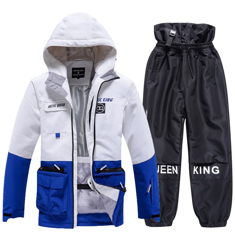 Ensemble de Ski Hivernal Unisexe – Tenue de Neige Respirante et Isolée en Deux Pièces