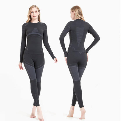 Ensemble de Ski Hivernal pour Femmes – Veste et Pantalon Assortis en Tissu Extensible