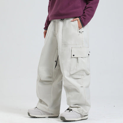 Pantalon de Ski Coupe Large et Coupe-Vent Unisexe – Hivernal Respirant
