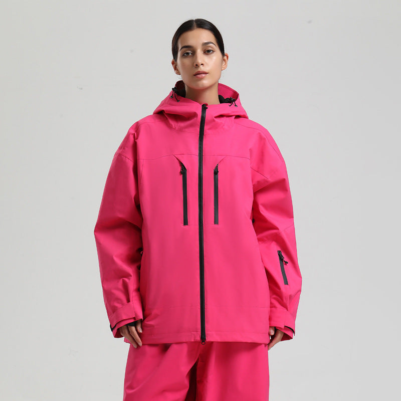 Veste de Ski Imperméable et Respirante pour Homme – Manteau d’Hiver à Capuche pour la Neige