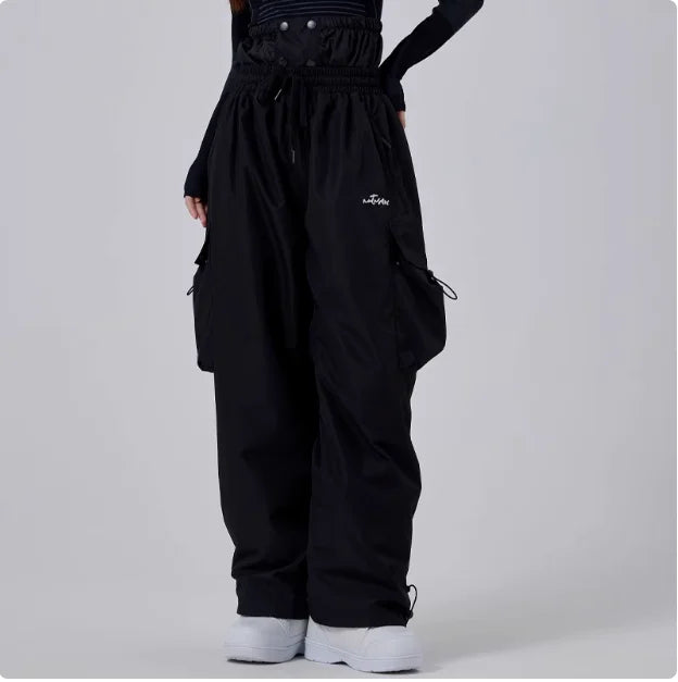 Pantalon de Ski Imperméable Ample pour Homme – Cargo Snowboard Coupe-Vent