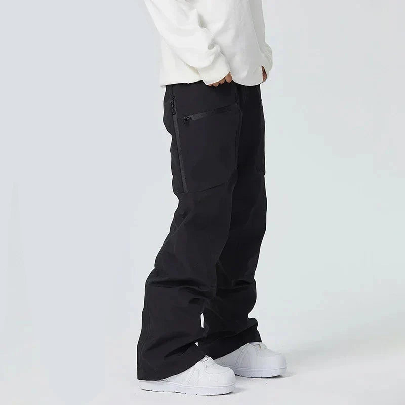 Pantalon de Ski Imperméable pour Homme – Coupe-Vent Doublé Chaud Snowboard – Idéal pour l’Hiver